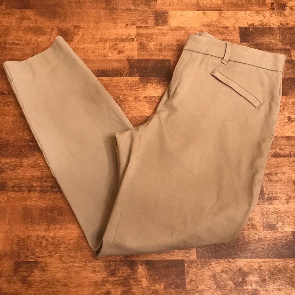 Gap Skinny Ankle Khaki Chino Pants High Rise Work